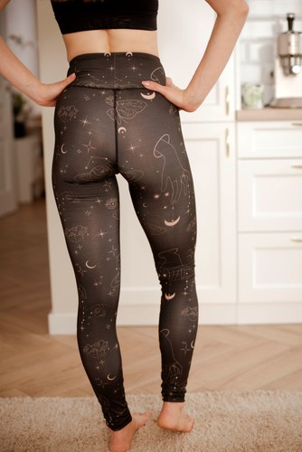 Long Leggings with High Waist - Mystic