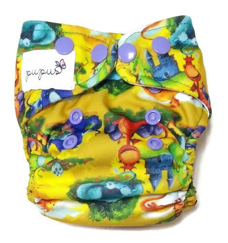 Newborn Diaper Cover 3-7kg - DRAGONS