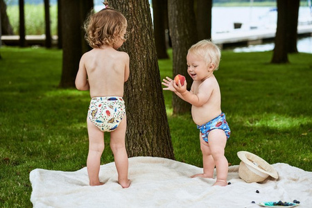 Diaper Cover with elastic piping - BUGS XL 10-20kg