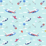 KLEINE S Stoffbinde - FLUGZEUGE