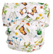 Pocket diaper, one-row snaps, OS In the grass