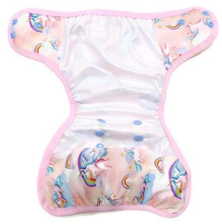 Diaper Cover with elastic piping - Unicorns XL 10-20kg