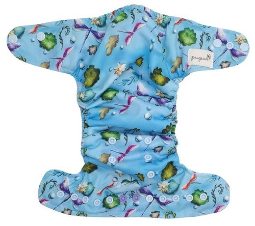 Windel mit Tasche Libellen