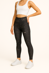 Long Leggings with High Waist - Mystic