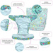 Pocket diaper, one-row snaps, OS In the grass