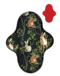 MEDIUM M Cloth Menstrual Pad - NIGHT IN THE FOREST