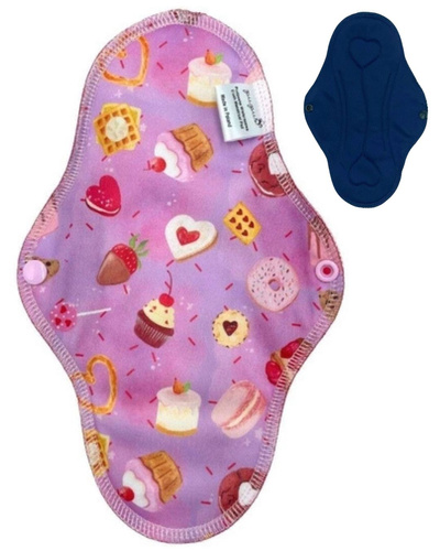 LARGE L Cloth Menstrual Pad -  SWEETS