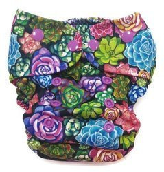 Diaper cover SUCCULENTS