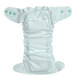 Fitted diaper with PUL & EVO "I feel green"