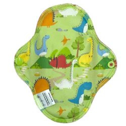 SMALL S Cloth Menstrual Pad - DINOSAURS