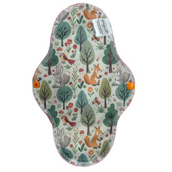 LARGE L Cloth Menstrual Pad - Forest Glade