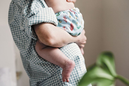 Taschenwindeln, einreihige Druckknöpfe, OS SEEPFERDCHEN