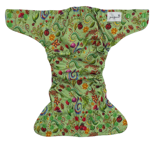 Diaper cover FLOWERS 5-15 kg