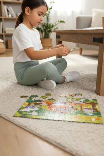 Long Leggings for Kids - Sage Mint