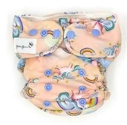 AIO (all in one) Diaper- Unicorns