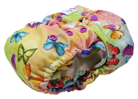 AIO Windel (all in one) OS - Schmetterlinge