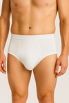 Men's absorbent underwear WHITE