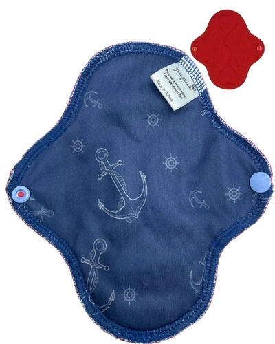 SMALL S Cloth Menstrual Pad - ANCHORS