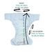 Reusable diaper for adults with insert - SWEETS