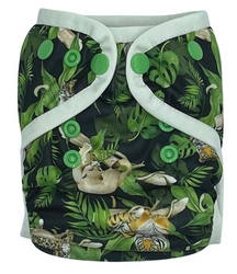 Diaper Cover with elastic piping WILD CATS