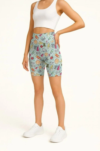 Kurze Leggings mit hohem Bund – You Go Girl