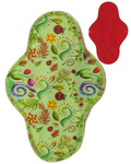 LARGE L Cloth Menstrual Pad - FLOWERS