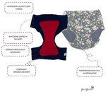 Postpartum Panties, waterproof - BLACK