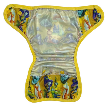 Überhose mit Bundchen MINI OS 6-12 kg - Drachen