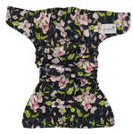 Pocket diaper, double-row snaps, OS, Hummingbirds