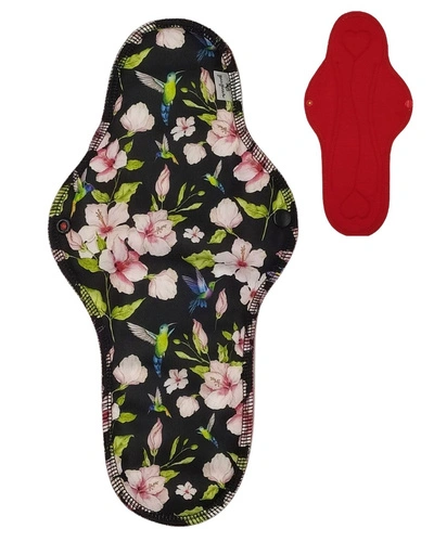 NIGHT Cloth Menstrual Pad - HUMMINGBIRDS