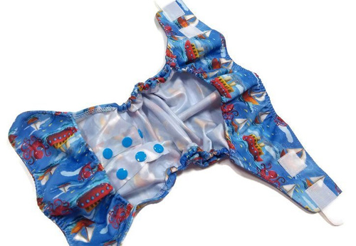 Diaper cover BOATS 5-15 kg with VELCRO