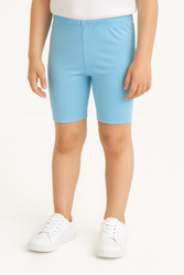 Short Leggings for Kids - Sky Blue