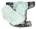 AIO (all in one) Diaper Mini OS 5-11kg - Hummingbirds