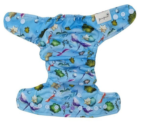 Pocket diaper, one-row snaps, MINI OS 4-11kg DRAGONFLY