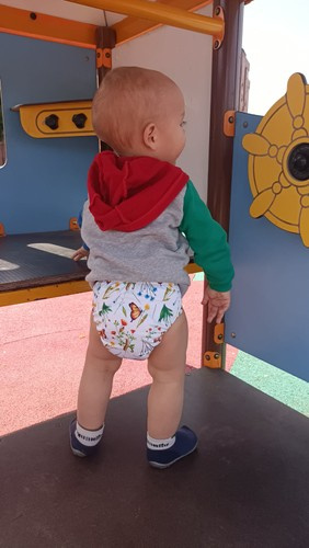 OS einreihige Windel mit Tasche W TRAWIE