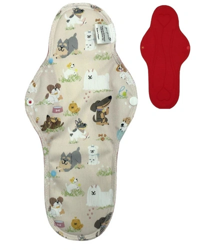 NIGHT Cloth Menstrual Pad - PUPPIES