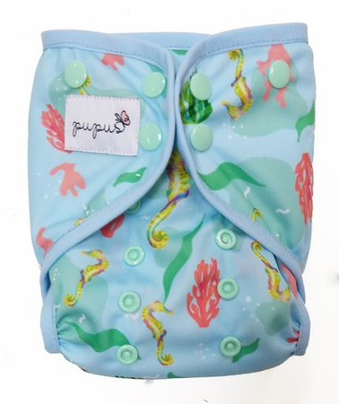  Überhosen mit Bundchen - Seepferdchen OS 7-16kg