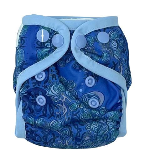 Diaper Cover with elastic piping - REEF newborn 3-8kg