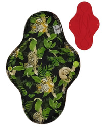 LARGE L Cloth Menstrual Pad - WILD CATS