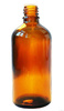 100ml - Flasche aus dunklem Glas + Tropfer + Verschluss
