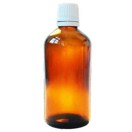 100ml - Flasche aus dunklem Glas + Tropfer + Verschluss