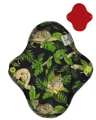 SMALL S Cloth Menstrual Pad - WILD CATS
