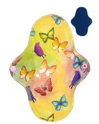 MEDIUM M Cloth Menstrual Pad - BUTTERFLIES