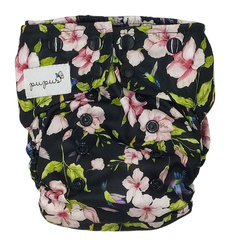 Taschenwindeln, Doppelreihe Druckknöpfe, One Size, Kolibris