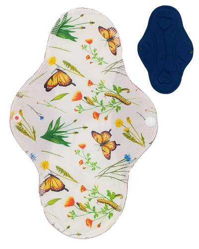 LARGE L Cloth Menstrual Pad - IN GRASS