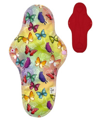 NIGHT Cloth Menstrual Pad - BUTTERFLIES