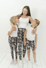 Short Leggings for Kids - Hummingbirds & Flowers