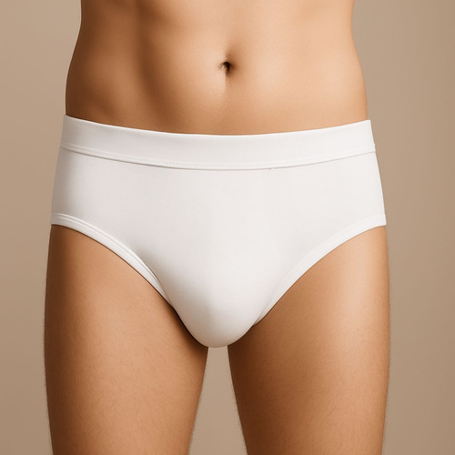 Reusable absorbent underwear for children and teenagers WHITE