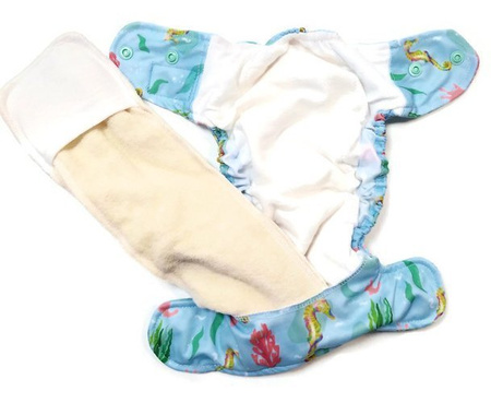 Windel AIO (all in one) Mini OS 5-11kg - Seepferdchen