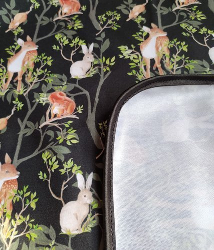 Wickelauflage NIGHT IN THE FOREST 72x72cm